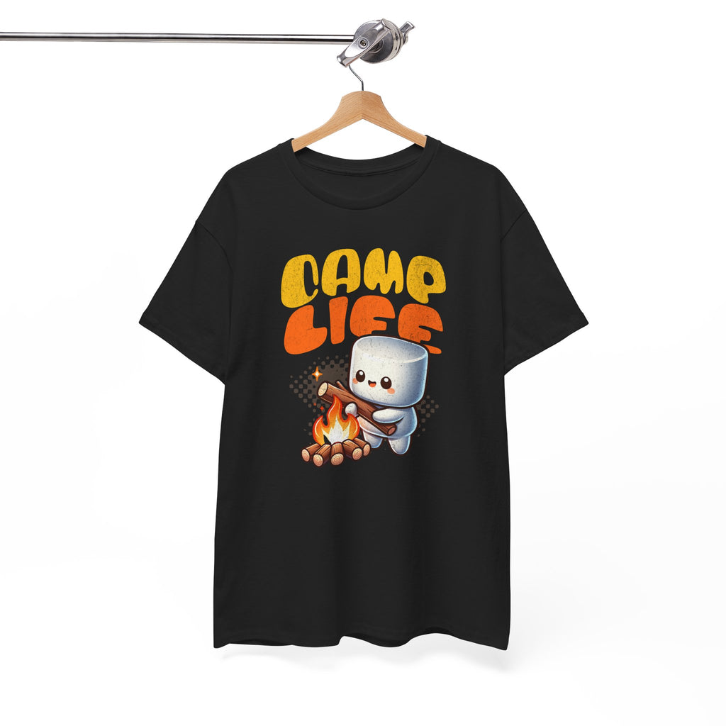 Camp Life T-Shirt — Cute Marshmallow Roasting Graphic Tee
