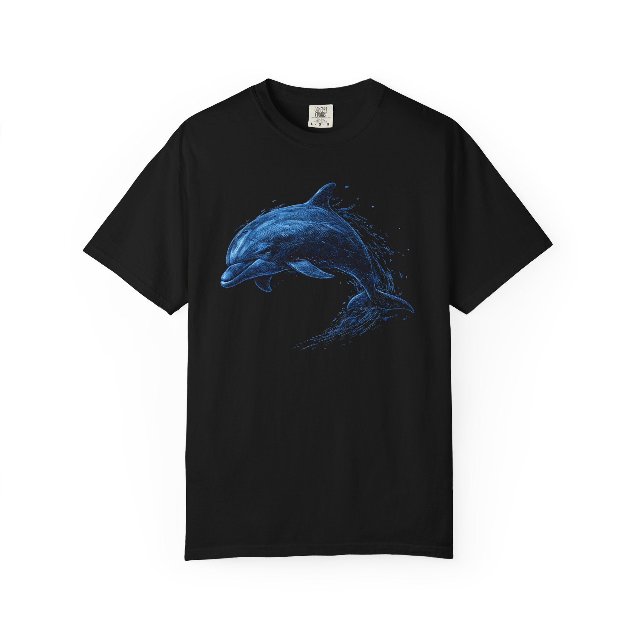 Dolphin Splash Graphic T-Shirt