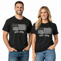 EST. 1776 Distressed American Flag T-Shirt