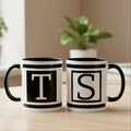 Personalized Monogram Letter Mug | Accent Coffee Mug