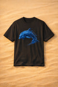 Dolphin Splash Graphic T-Shirt