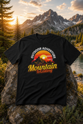 Mountain Is Calling Tee — Outdoor Adventure Sunset T-Shirt for Hikers & Campers