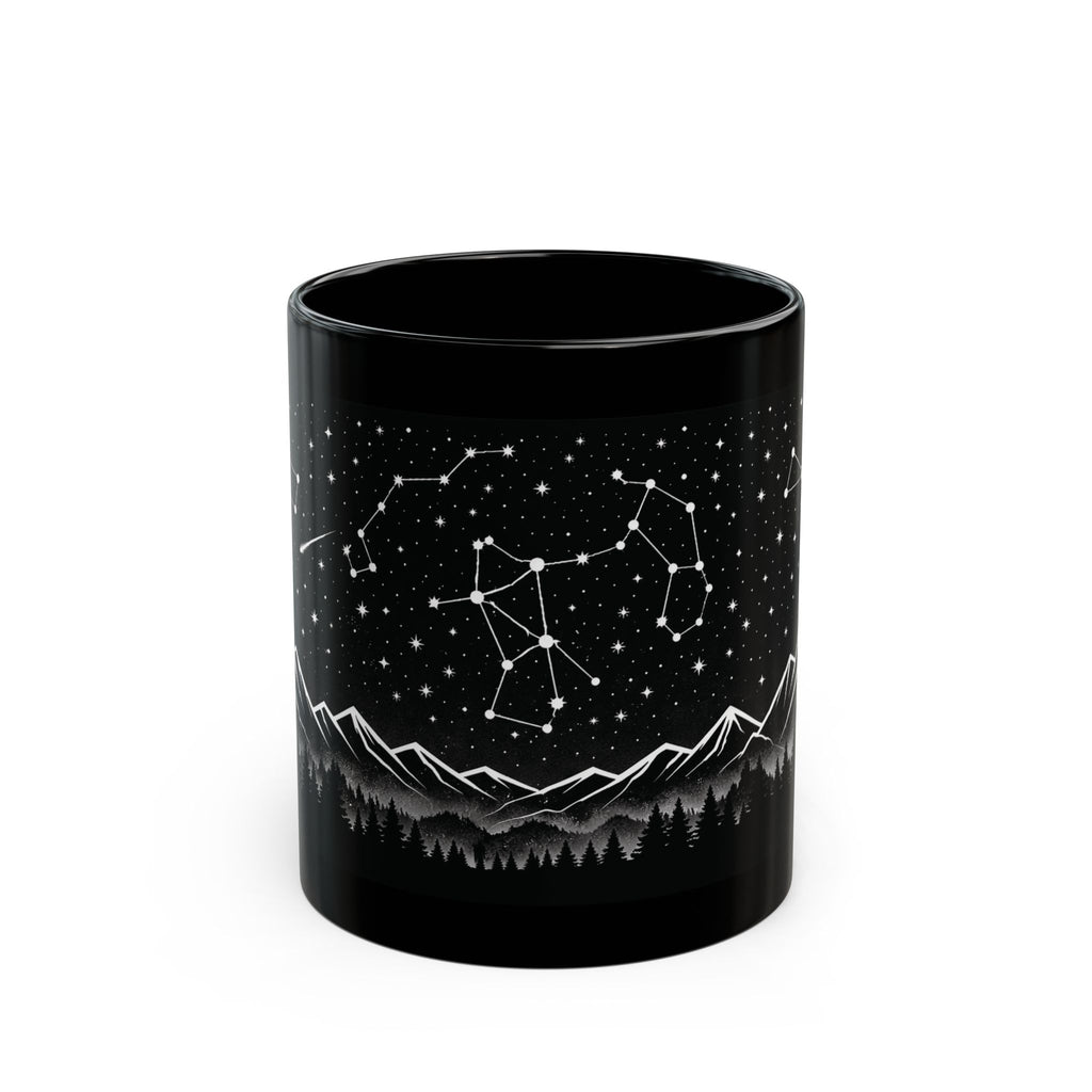 Constellation Night Sky Mug — Mountain & Starry Sky Coffee Cup