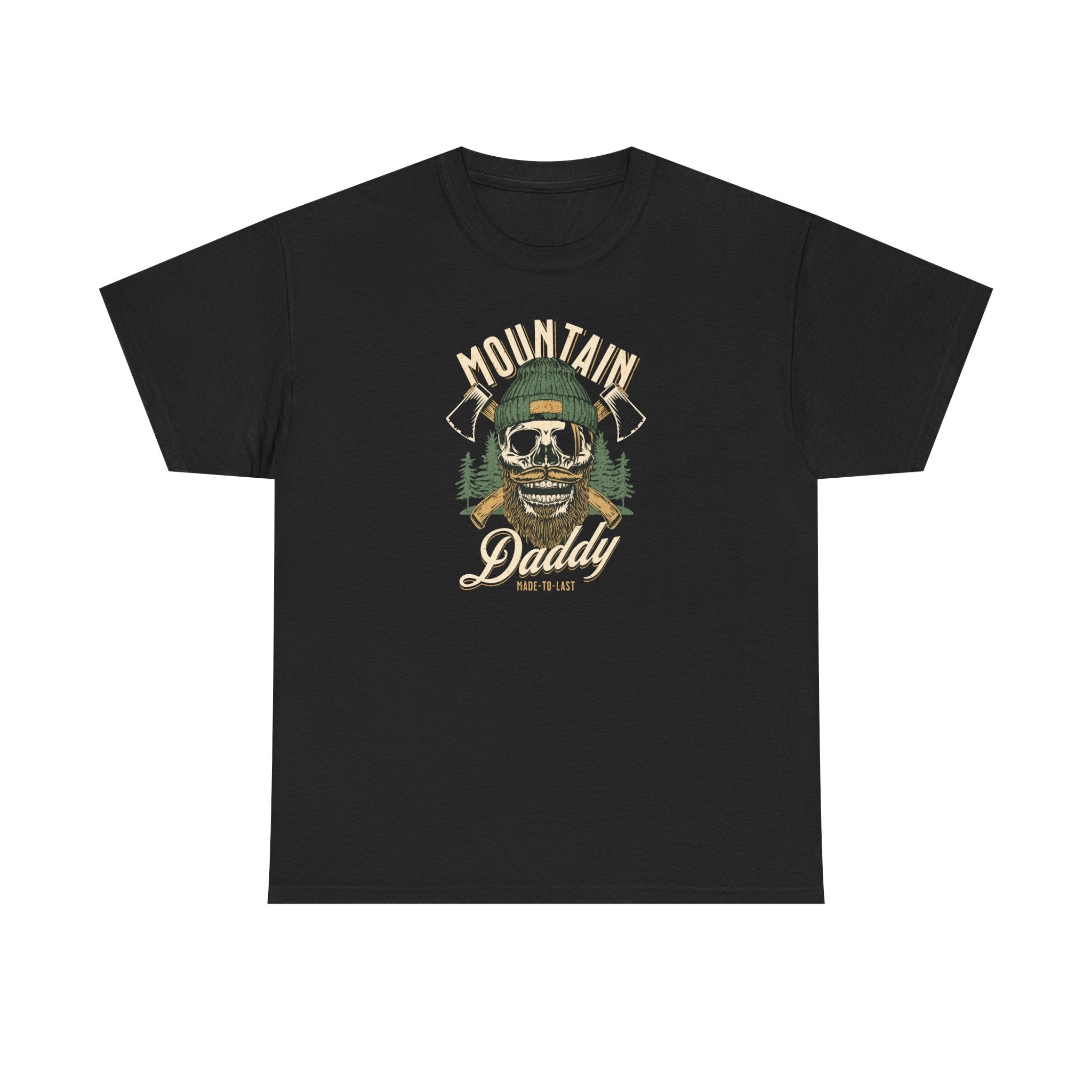 Mountain Daddy T-Shirt — Vintage Skull Hiker Graphic Tee for Outdoor Lovers