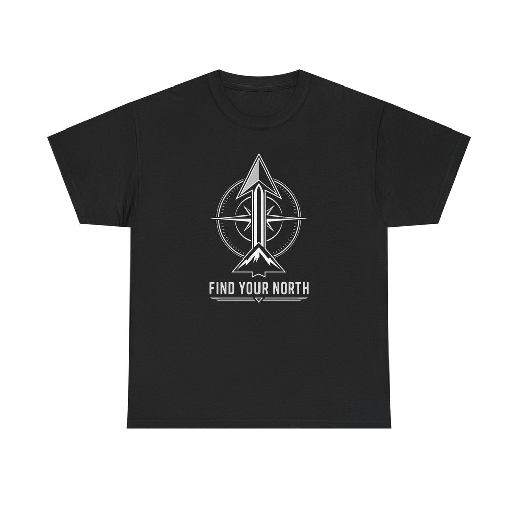 Find Your North T-Shirt — Compass Arrow Adventure Tee